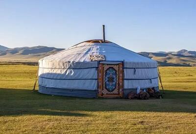 چادر سنتی مغولی به سبک روز بازسازی شد!