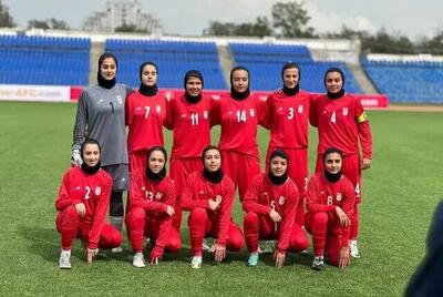 دختران فوتبالیست ایران گل کاشتند
