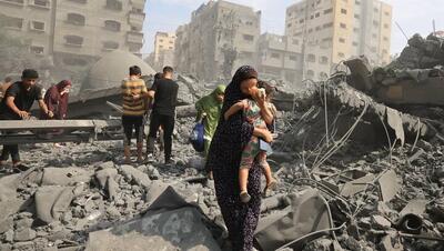 تداوم حمله های هوایی و توپخانه رژیم صهیونیستی به غزه