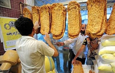 عکس | تصاویری از گاز گرفتن گوش یک بر سر برداشتن نان بربری در بازار تهران!