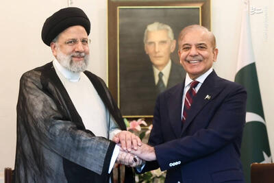 عکس/ دیدار دو جانبه رئیسی بانخست وزیر پاکستان