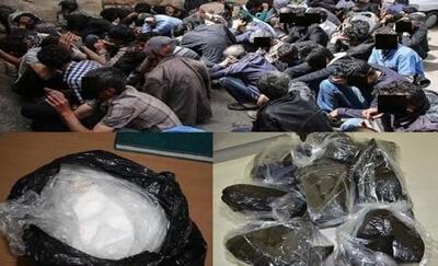 جمع‌آوری و دستگیری ۴۴ نفر از معتادان و سوداگران مرگ در لنگرود