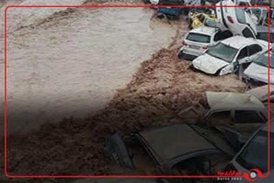 بارش‌های سیل آسا اراضی شهرستان اراک استان مرکزی را غرق آب کرد