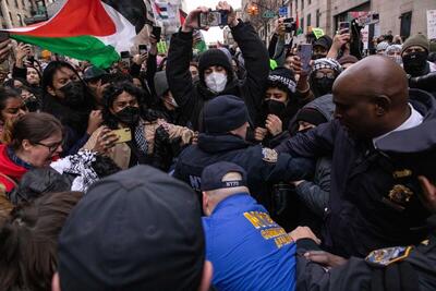 ادامه اعتراضات دانشجویان حامی فلسطین در آمریکا/ 45 معترض بازداشت شدند