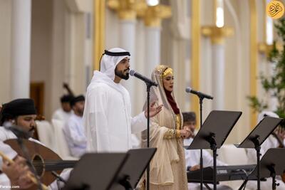 (تصاویر) ضیافت شام رئیس امارات به افتخار سلطان عمان