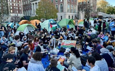 (ویدئو) اعتراضات ضد جنگ دانشگاه‌های برجسته آمریکا را فرا گرفت