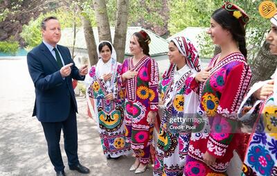 (تصاویر) سفر تاریخی وزیر خارجه انگلیس به آسیای میانه