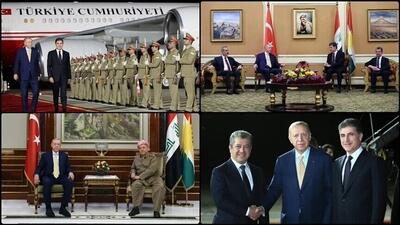 مذاکرات سران ترکیه و اقلیم کردستان عراق درباره امنیت مرزها و مبارزه با تروریسم