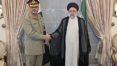 رئیسی با فرمانده ارتش پاکستان دیدار کرد