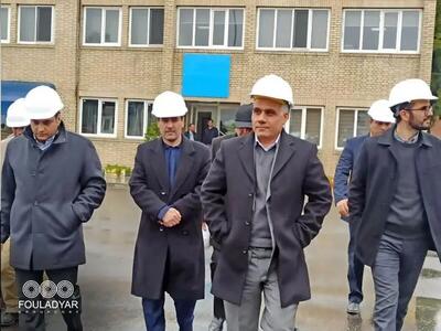 ​بازدید مدیر کل صنعت، معدن و تجارت استان تهران از خطوط پروفیل فولادیار