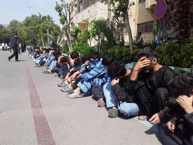 دستگیری ۷۴ زورگیر و قاپ‌زن در سطح شهر تهران