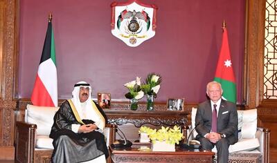 بیانیه مشترک امیر کویت و پادشاه اردن با تاکید بر کاهش تنش‌ها