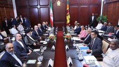 رئیسی: همکاری‌ها برای بی‌اثر کردن دشمنی‌ها علیه دو ملت ایران و سریلانکا باید تقویت شود