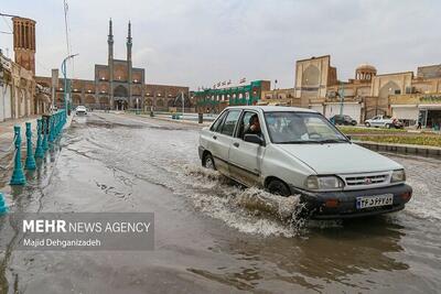 بروز کمترین آسیب باران در بافت تاریخی یزد با همکاری جامعه محلی
