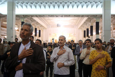 گزارش تصویری: عزاداری شب شهادت حضرت حمزه (ع) در حرم حضرت معصومه (س) | خبرگزاری بین المللی شفقنا