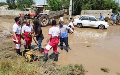 امدادرسانی به ۲۴۵ فرد گرفتار در سیلاب اصفهان