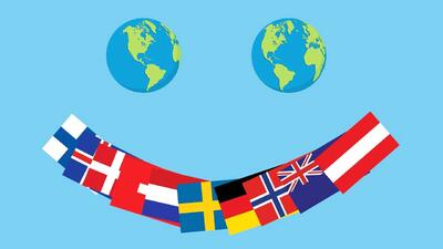 10 تا از شادترین کشورهای جهان از سال ۲۰۱۰ تا ۲۰۲۴ + اینفوگرافیک