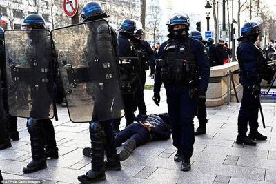 موج اعتراضات فرانسوی‌ها در پاریس/پلیس وارد عمل شد