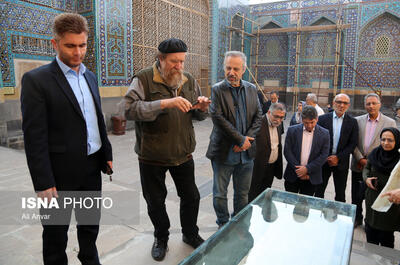 بازدید رئیس کمیته ملی موزه‌های ایران  از مجموعه جهانی شیخ صفی‌الدین اردبیلی
