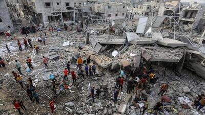 تعداد شهدای غزه به ۳۴۳۰۵ نفر رسید / کشف ۳۹۲ جسد در بیمارستان ناصر
