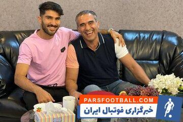 عکس‌| پیام احساسی احمدرضا عابدزاده برای تولد امیر - پارس فوتبال | خبرگزاری فوتبال ایران | ParsFootball