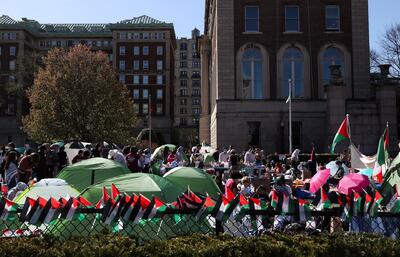 تصاویر رویترز از تشدید اعتراضات دانشجویان حامی فلسطین در دانشگاه های آمریکا | خبرگزاری بین المللی شفقنا