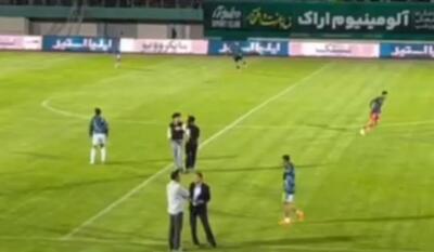 دستگیری یک جیمی جامپ در ورزشگاه امام خمینی اراک +ویدیو