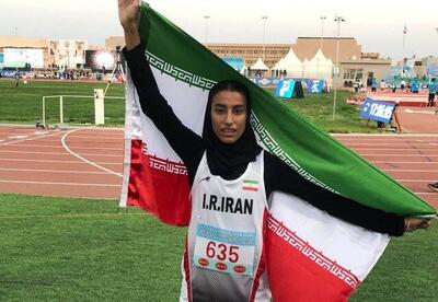 دختر دونده ایرانی در رقابت‌های قهرمانی آسیا مدال طلا کسب کرد