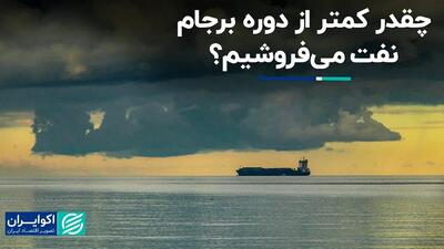 مقایسه فروش نفت ایران در برجام و پسابرجام