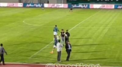 ببینید / دستگیری یک جیمی جامپ در ورزشگاه امام خمینی اراک