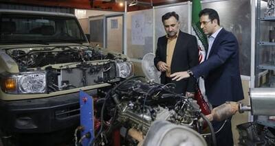 ساخت اولین موتور بنزینی 6 سیلندر بومی در ایران
