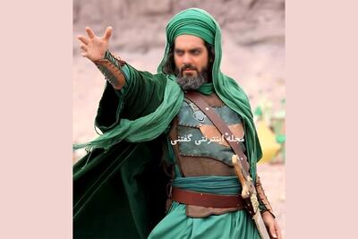 بهادر زمانی بازیگر نقش حضرت عباس در فیلم رستاخیز کنار همسر و دخترش + عکس و بیوگرافی