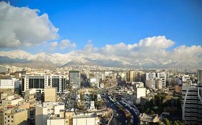 آسمان تهران صاف تا قسمتی ابری طی ۵ روز آتی