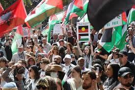 فیلم/ تظاهرات هزاران دانشجوی دانشگاه ملبورن استرالیا