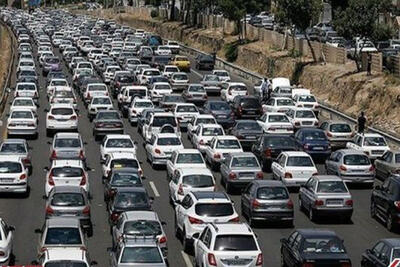 ترافیک سنگین در محورهای شمال شرق پایتخت