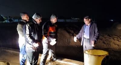 اعزام ماشین آلات راهداری برای رفع خرابی های سیلاب در راور