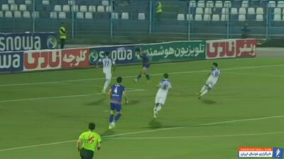 گل اول سایپا به ملوان توسط خسروی - پارس فوتبال | خبرگزاری فوتبال ایران | ParsFootball