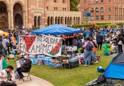 خیزش سراسری دانشگاه‌های آمریکا علیه صهیونیست‌ها/گزارش ویژه - تسنیم