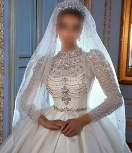 ۶۰ مدل لباس عروس عربی جدید و لاکچری
