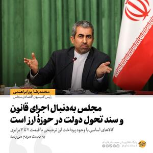 پورابراهیمی: دولت منطقاً باید در سیاست ارزی خود تجدیدنظر کند