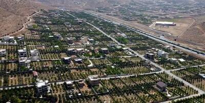 ۱۳۴ روستا در اطراف شیراز به واسطه باغ شهری ها محصور شده اند