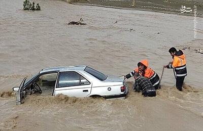 فیلم/ نجات خودروی گرفتارشده در رودخانهٔ زمکان