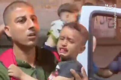 فیلم/ کودکان همچنان در بانک اهداف بمباران‌های غزه
