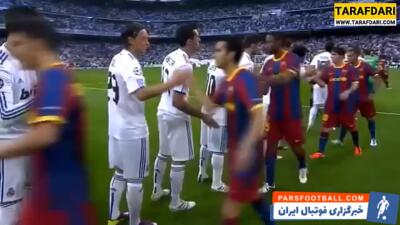 بریس لیونل مسی و برد 2-0 بارسلونا در خانه رئال مادرید (لیگ قهرمانان اروپا - 2011/4/27) / فیلم - پارس فوتبال | خبرگزاری فوتبال ایران | ParsFootball