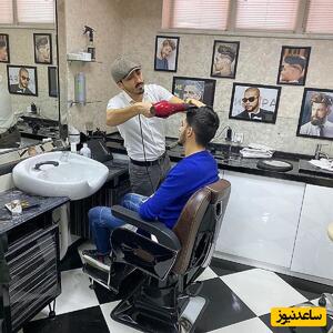 خلاقیت منحصر به فرد یک مشتری در مدل موی درخواستی از آرایشگر حماسه آفرید +عکس/سلطان شینیون در سطح خاورمیانه😂