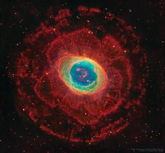 تصویر روز ناسا: حلقه‌های اطراف سحابی حلقه