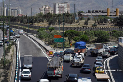 رفع معضل ترافیکی در غرب تهران| کندرو شرقی تقاطع آزادگان با بزرگراه لشگری تعریض شد