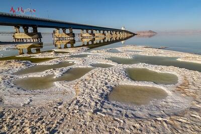 دریاچه ارومیه حسابی پر آب شد
