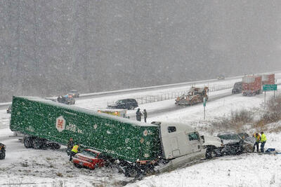 ۶ توصیه برای پیشگیری از تصادف کامیون در زمستان | مجله پدال