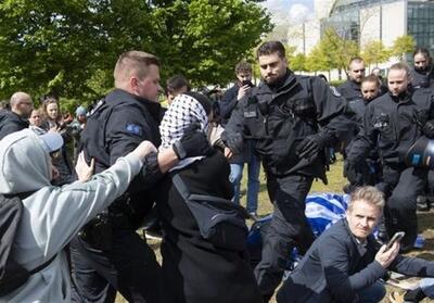 تشدید انتقادها از خشونت پلیس آلمان علیه حامیان فلسطینیان - تسنیم